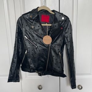 Faux leather jacket